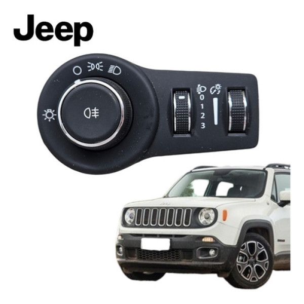 Botão Interruptor Farol Luz Jeep Renegade 2016 A 2020 Orig