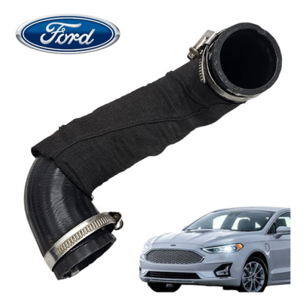 Mangueira Intercooler Ford Fusion Titanium 2.0 Gtdi 2015 Ori Preto
