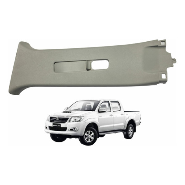 Moldura Lateral Coluna Dianteiro Lado Esquerdo Toyota Hilux 