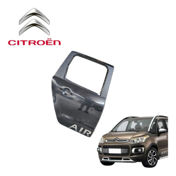 Porta Traseira Direita Citroën Aircross 1.6 Glx 2011 A 2015 Traseira Direita Preto