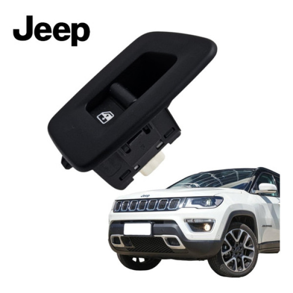 Botão Vidro Elétrico Traseiro Direito Jeep Compass 2016 2020