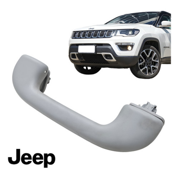 Alça Teto Pqp Dianteiro Compass Renegade 2016 A 2021 Orig Cinza