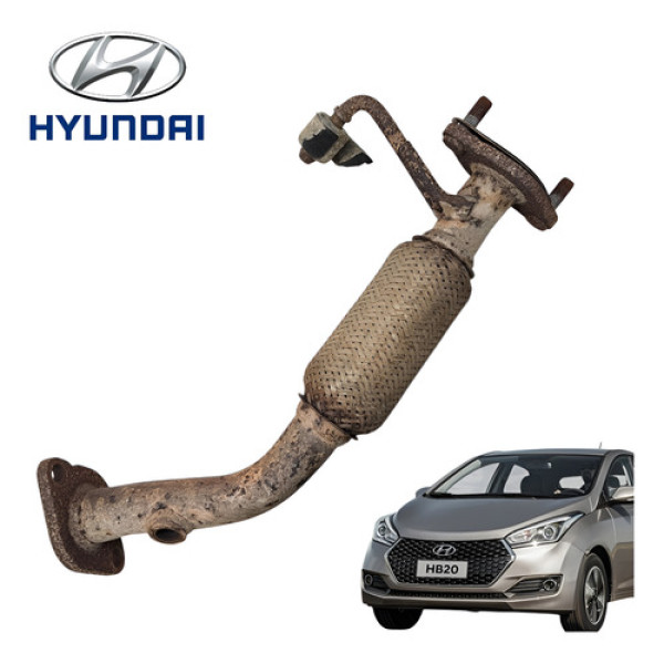 Flexível Escapamento Hyundai Hb20 1.0 Comfort 2013 A 2019