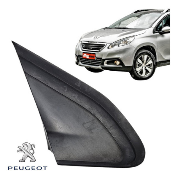 Acabamento Paralama Direito Peugeot 2008 2015 A 2020 Orig Preto