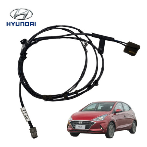 Chicote Antena Teto Hyundai Hb20 Vision 2020 A 2022 Preto
