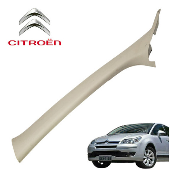 Moldura Coluna Parabrisa Esquerda Citroën C4 Glx 2010 A 2014