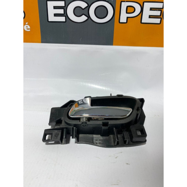 Maçaneta Interna Esquerda Cromada Peugeot 308- Eco Dianteira/traseira