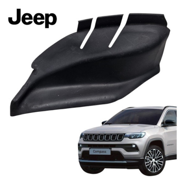 Acabamento Churrasqueira Esquerdo Jeep Compass 2020 A 2023  Preto