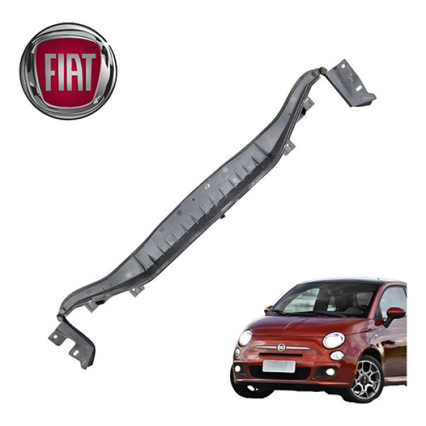 Friso Frontal Churrasqueira Fiat 500 1.4 Sport Air 2012 Orig Preto