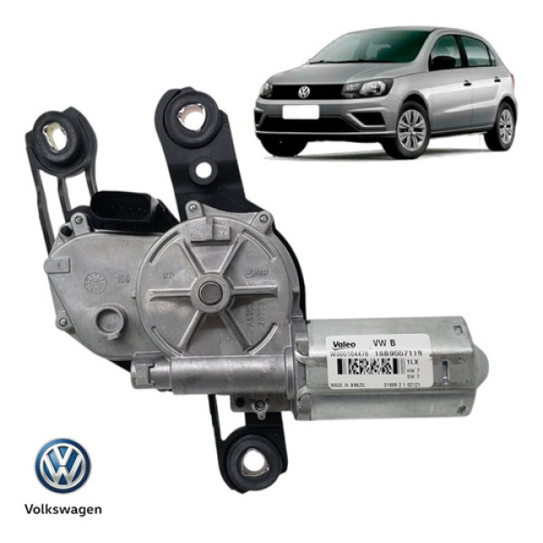 Motor Limpador Vidro Traseiro Vw Gol Fox G7 G8 2016 A 2023