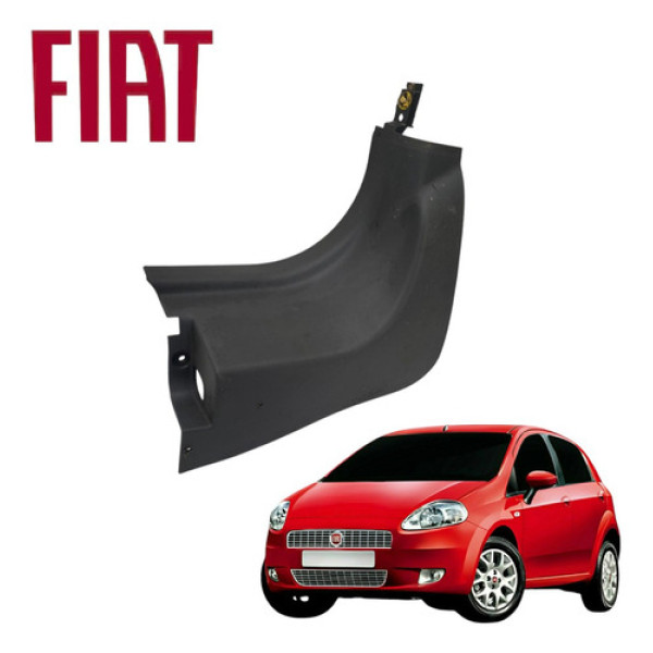 Acabamento Soleira Dianteira Direita Fiat Punto 1.8 2008 Preto