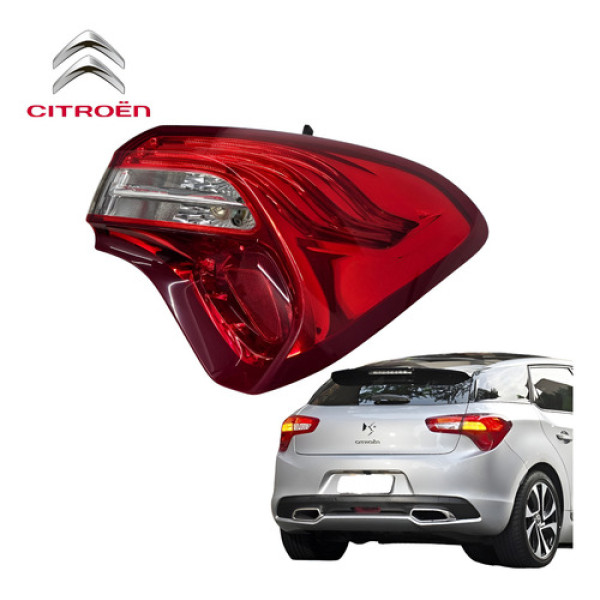 Lanterna Traseira Direita Citroen Ds5 2013 A 2016 Original Vermelha Direito/passageiro