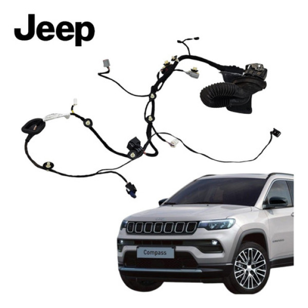 Chicote Porta Dianteira Direita Jeep Compass 2019 A 2023 