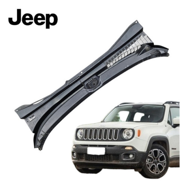 Grade Churrasqueira Jeep Renegade 2016 A 2021 Original Preto