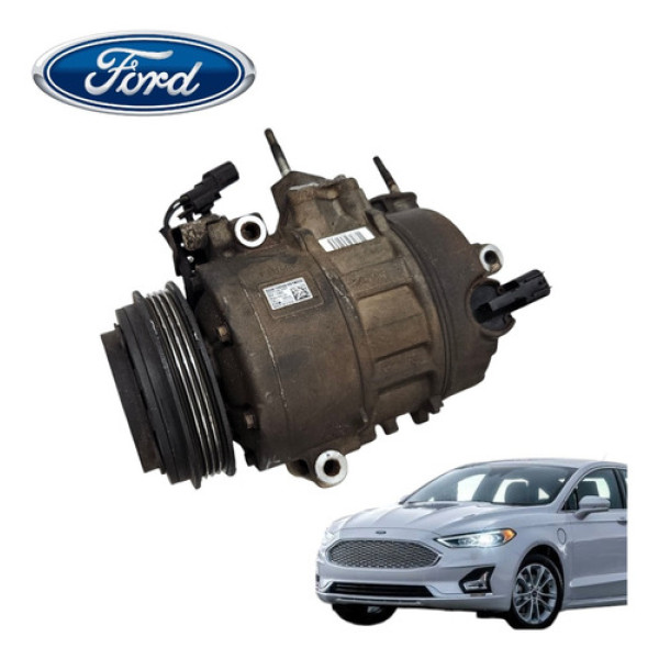 Compressor Ar Condicionado Ford Fusion Titanium 2.0 2015 Ori