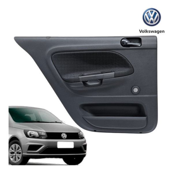Forro Porta Traseiro Esquerdo Vw Gol G7 G8 2017 A 2023 Orig