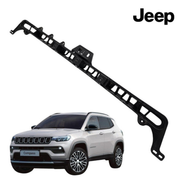 Suporte Central Parachoque Traseiro Jeep Compass 2020 A 2023
