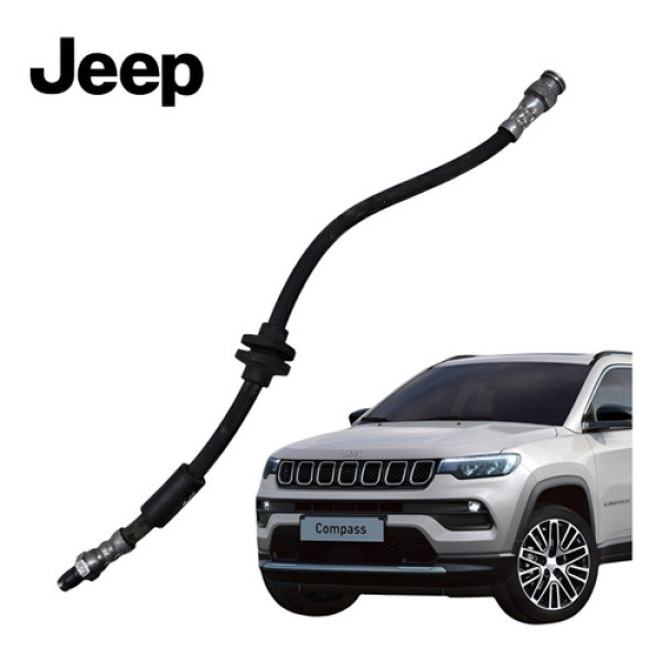 Mangueira Tubo Flexível Freio Traseiro Compass 2020 A 2025 - Preto