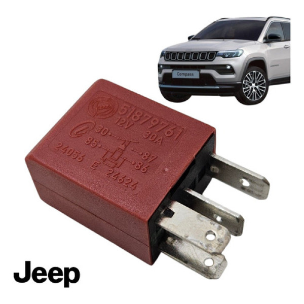 Rele Auxiliar 30a Jeep Compass Renegade 2017 A 2023 Original