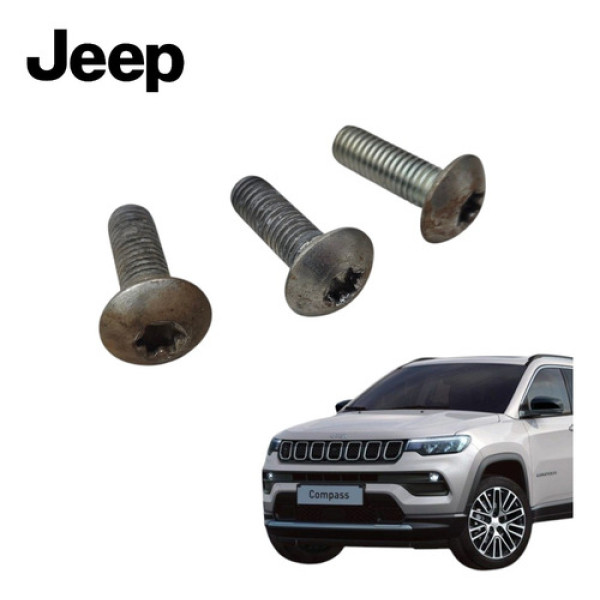Parafusos Fixação Bomba Vácuo Jeep Compass 1.3 2020 A 2023 - Cinza