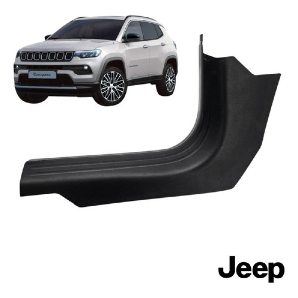Acabamento Soleira Porta Dianteira Esquerda Jeep Compass Preto