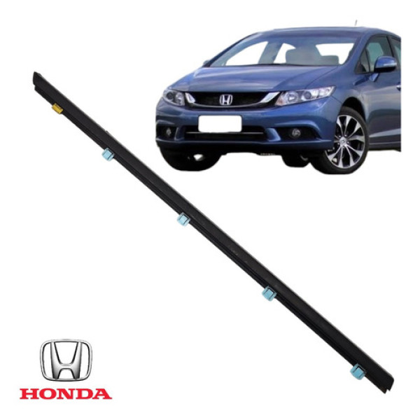 Pestana Externa Traseira Direita Honda Civic G9 2013 A 2017 Preto