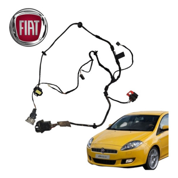 Chicote Porta Traseira Esquerda Fiat Bravo Tjet 2014 Orig