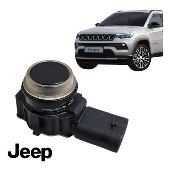 Sensor Estacionamento Traseiro Jeep Compass Toro 2020 A 2023 Preto