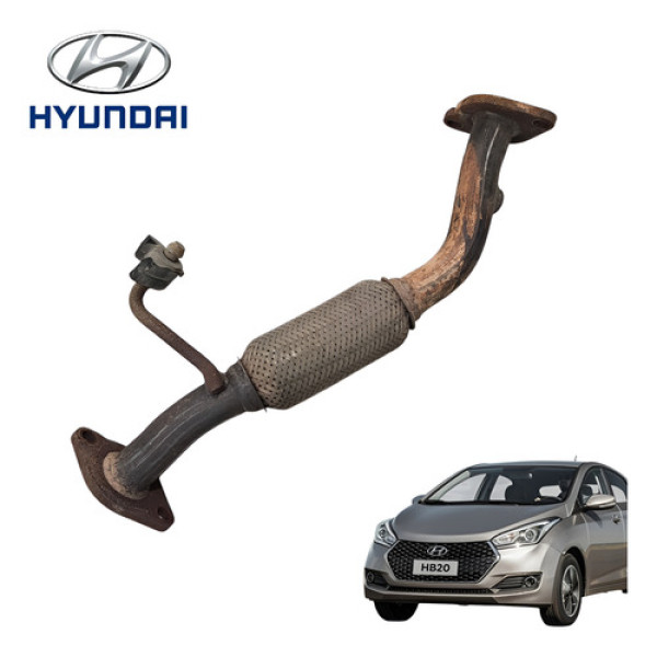 Flexível Escape Hyundai Hb20s 1.0 Vision 2020 A 2022 Origina