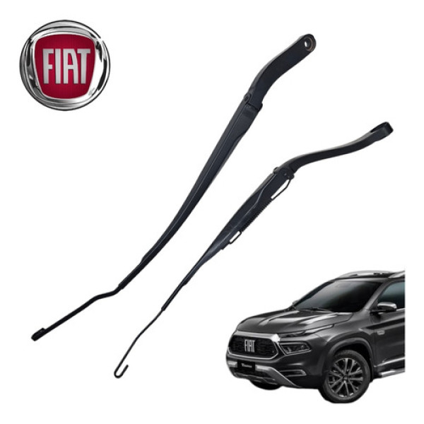 Par Braço Limpador Parabrisa Fiat Toro 4x4 Ranch 2021 A 2025