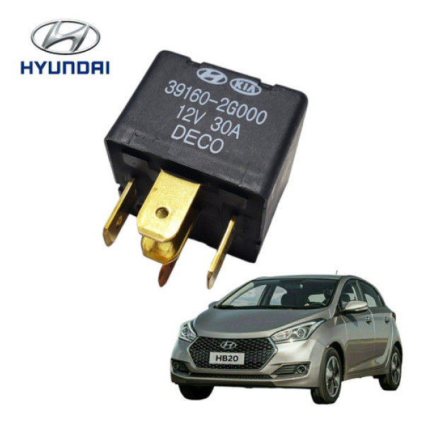 Relé Auxiliar 12v 30a Hyundai Hb20s Hb20 2015 A 2019 Orig