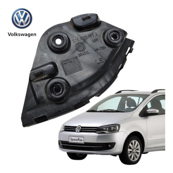 Guia Parachoque Dianteiro Esquerdo Vw Spacefox 2010 A 2013 