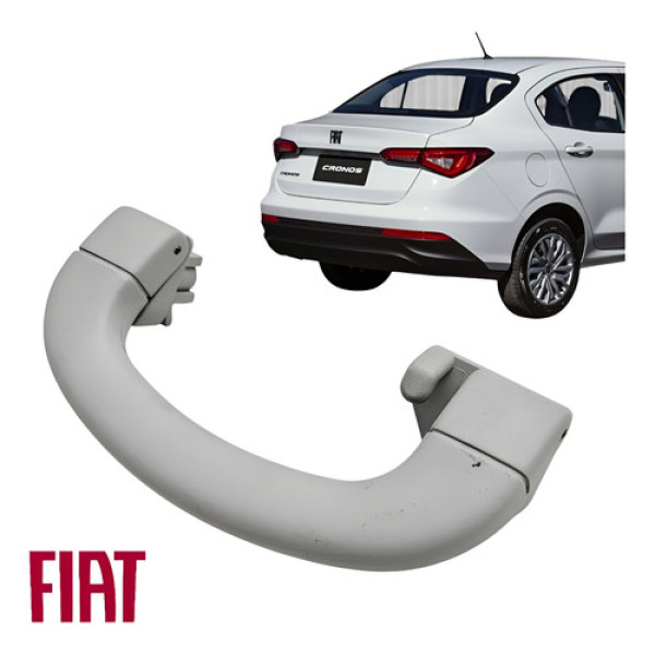 Alça Teto Pqp Traseira Fiat Argo Cronos 1.3 2018 A 2022 Orig - Cinza