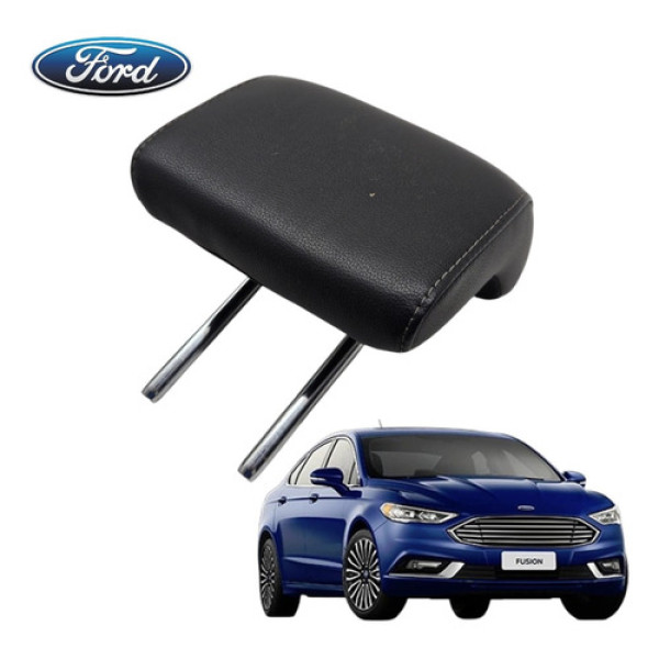 Encosto Cabeça Banco Traseiro Central Ford Fusion 2013 2016 Preto