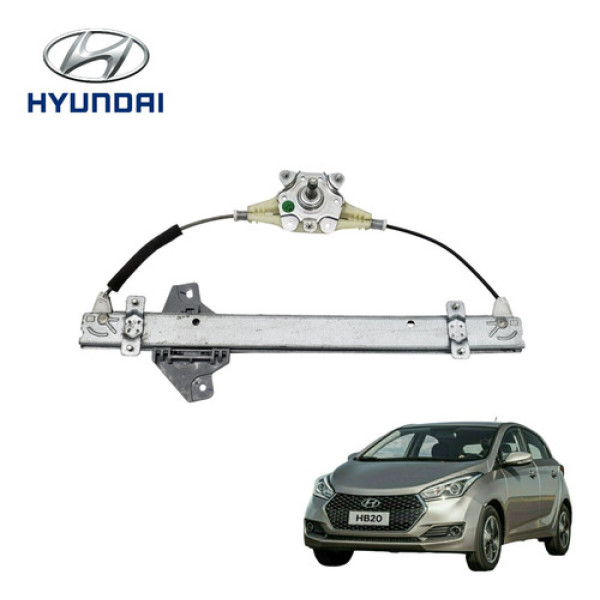 Máquina Vidro Manual Dianteira Direita 2013 A 2015 Original