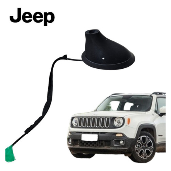 Antena Teto Radio Jeep Renegade 2016 A 2020 Original Preto
