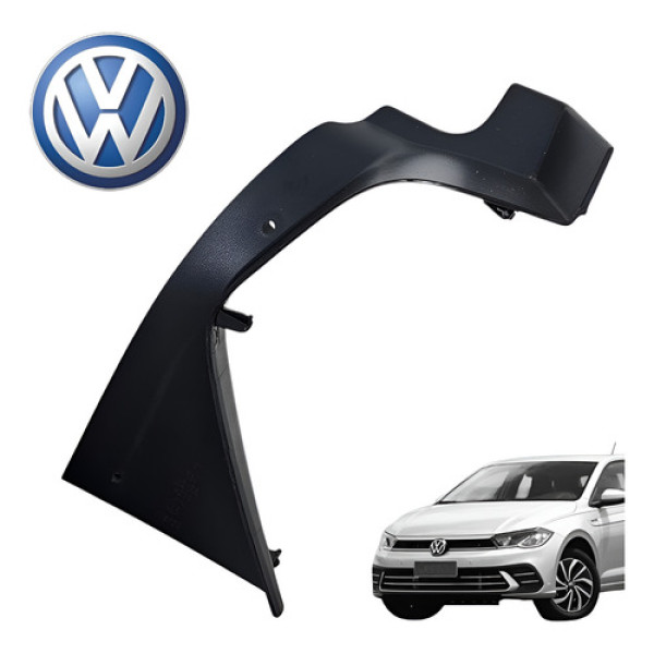 Acabamento Lanterna Volkswagen Polo 1.0 Track 2022 A 2025 Preto