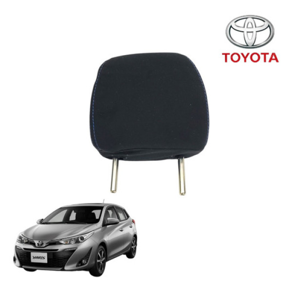 Encosto Cabeça Traseiro Toyota Yaris 2019 A 2021 Original  Preto