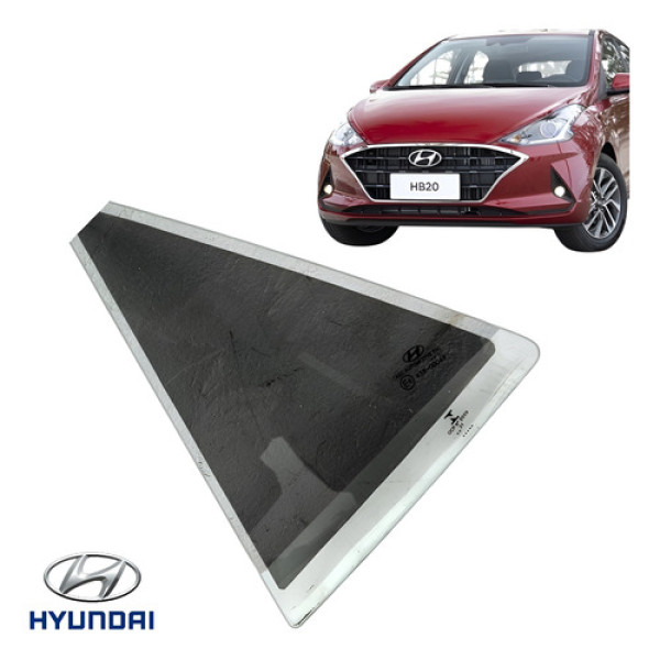 Vidro Fixo Porta Traseira Esquerda Hyundai Hb20s 2020 A 2022