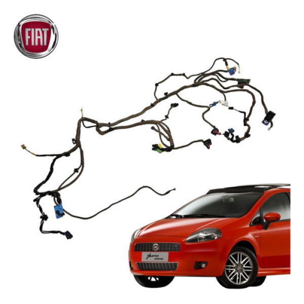 Chicote Painel Fiat Punto Sporting 1.8 2008 A 2010 Original 