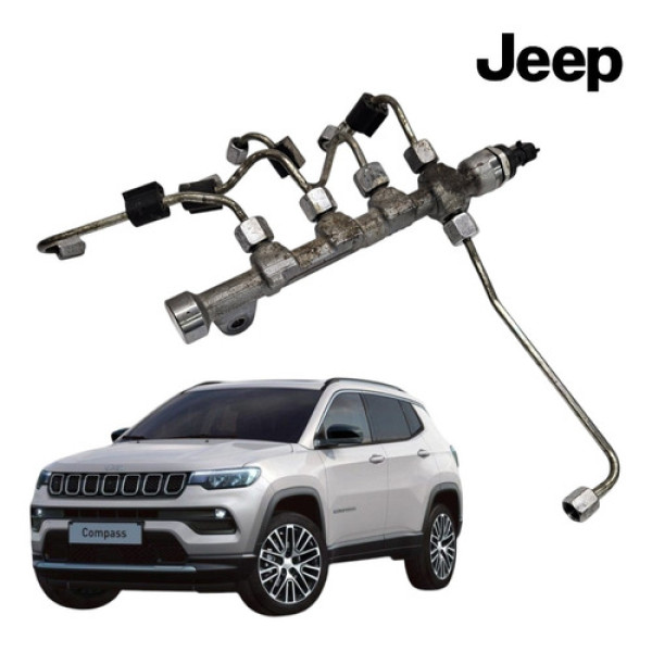 Flauta Bico Injetor Jeep Compass 2.0 Diesel 2020 A 2023 Orig