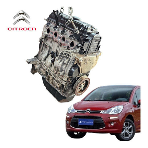 Motor Parcial Citroen C3 1.5 2013 A 2016 26 Mil Km Originais