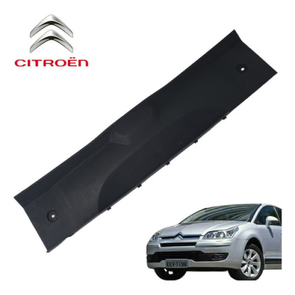 Soleira Moldura Porta-mala Citroën C4 Glx Hatch 2010 A 2014 Preto