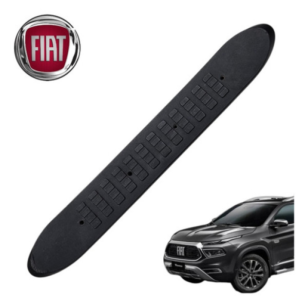 Acabamento Dianteiro Estribo Fiat Toro Ranch 2021 A 2025 Ori Preto