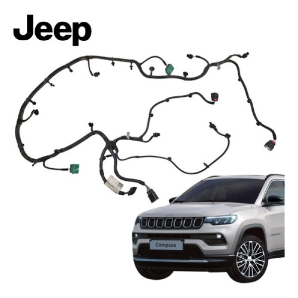 Chicote Parachoque Traseiro Jeep Compass Limited 2021 A 2023