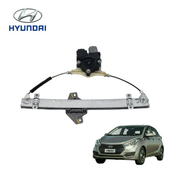 Máquina Vidro Elétrico Traseiro Direito Hyundai Hb20s 2015 