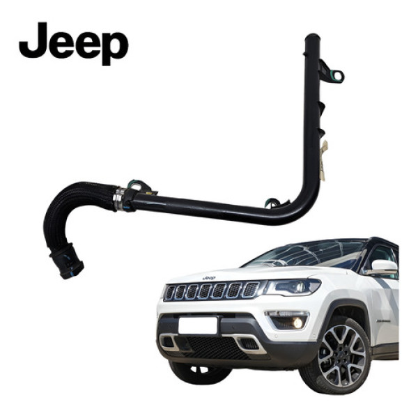 Tubo Mangueira Suspiro Anti Chamas Compass Diesel 2016 2021 Preto