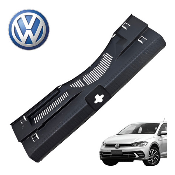 Soleira Porta Malas Vw Polo 1.0 Track 2022 A 2025 Original Preto