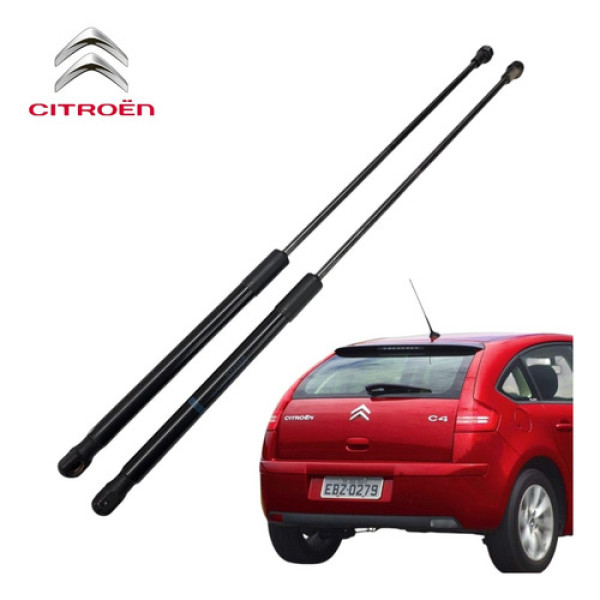 Par Amortecedor Tampa Porta Malas Citroen C4 Hatch Original 