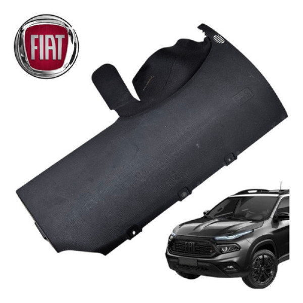 Acabamento Inferior Painel Fiat Toro 4x4 Ranch 2021 A 2025 Preto